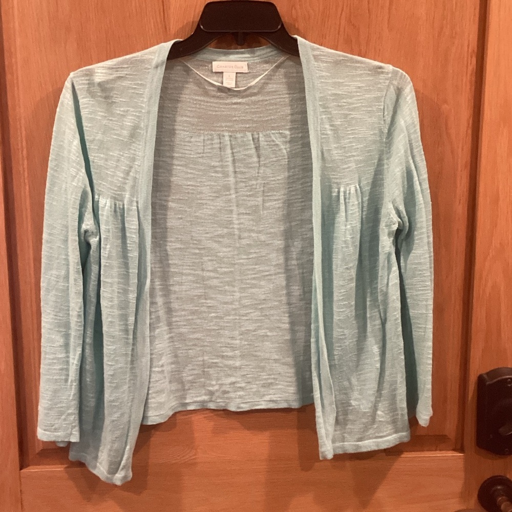 Charter Club Soft Blue Knit Sweater